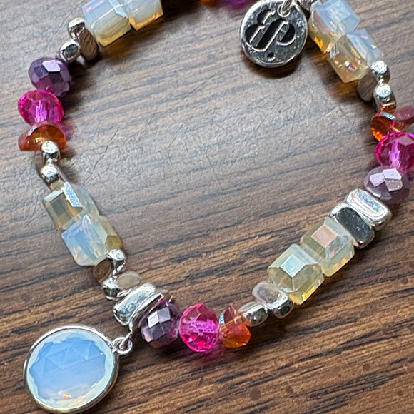 BP Pink and Silver Beaded Bracelet - Picture 5 of 5